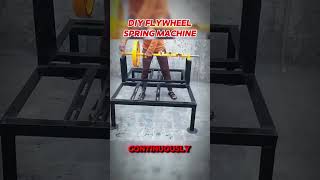 DIY Flywheel Spring Machine #freeenergy #diyproject #generator #diygenerator #electrician