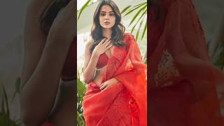 Priyanka Charar Choudhary wore saree in a unique way ❤️🥰 #shorts