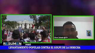 Perú, ante el golpe lucha en las calles, libertad a las presas políticas mapuche