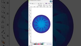 New Round Design in Corel draw tutorial.#shorts #coreldraw #ytshorts #videos #designs .