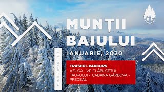 Iarna în Munții Baiului: Traseul de la Azuga până la Predeal prin Vf. Clăbucetul Taurului - 4K VIDEO