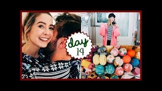 HUGE LUSH HAUL & HELLO LONDON | VLOGMAS - MoreZoella (RUS SUB)