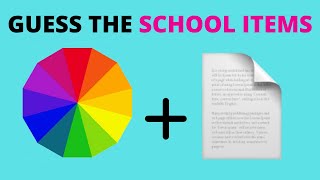 Guess The School Supply By Emoji | School Items Challenge