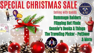 Christmas Sale Selling with Special Guests Friday Night 12-8-23 7PM Eastern