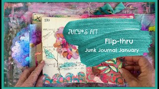 Junk Journal January Flip Thru