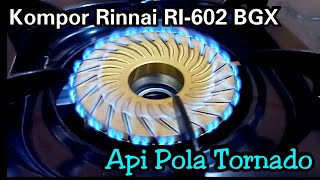 Kompor Rinnai 602 Elegan (RI-602 BGX) | Api Tornado