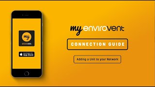 EnviroVent App Connection Guide for PIV & MVHR – Apple IOS phone