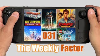 The Weekly Factor | Episode 031 | Lego Horizon Adventures, Deathbound, TCG Sim, Karate Survivor