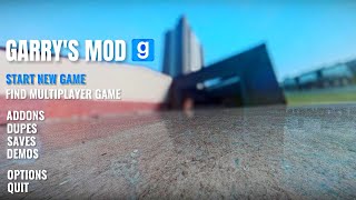 Gmod's New Main Menu Looks AMAZING!