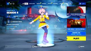 Fortnite MY HERO ACADEMIA MINA ASHIDO Skin Emoting in Lobby - Dance Emotes