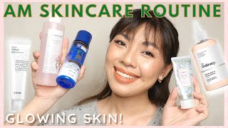 My Morning Skincare Routine to Get Glowing Skin!! For Hyperpigmentation, Dull, and Dry Skin!