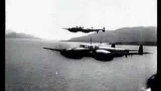 Bf-110 flying in formation