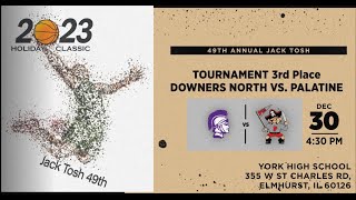 Downers Grove North vs Palatine Jack Tosh Holiday Classic