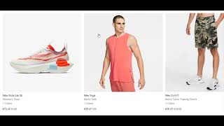 Todays deals - Nike 50% off plus extra 20%