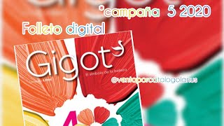 Gigot cosmeticos campaña 5 2020 folleto digital