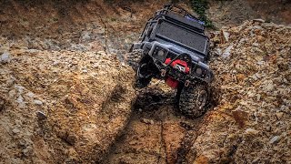 RC Traxxas TRX-4 Land Rover Off-road - 알씨카 트랙사스 랜드로버 디펜더 오프로드 [4K]