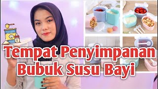 Riview  Tempat Penyimpanan Bubuk Susu Bayi