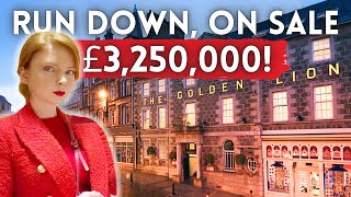 Staying In A £3MILLION Run Down Hotel For Sale | A Tour Of Scotland Day 1