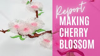 Machine Embroidery Cherry Blossom | Effortless to Embroider to Any Fabric | Step-by-Step Walkthrough