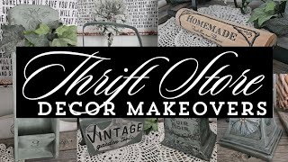 UPCYCLED DECOR DIY Projects from Thrift Store Finds & Scrap Wood