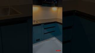 Small modular kitchen design idea | new 2023 modular kitchen #shorts  #viral #modularkitchen