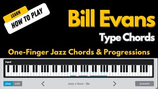 The Jazz n Soul Box | Master Bill Evans Chord Progressions | Jazz n Neo Chords & Chord Progressions