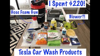 Tesla Car Wash - Products Overview