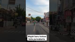 wajah baru trotoar kota purwakarta