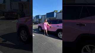 PINK GMC TERRAIN LOOKS AMAZING 🌸 WHAT DO YOU THINK ? #shortvideo #wrap #gmc