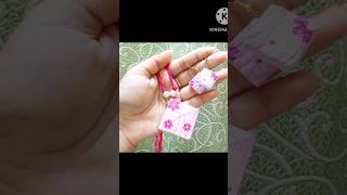 how to make necklace at home...💓#handmade #pink #white #art #like # subscribe #love