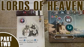 Lords of Heaven Gameplay - Part 2 | Phalanx | Crusades Wargame Boardgame