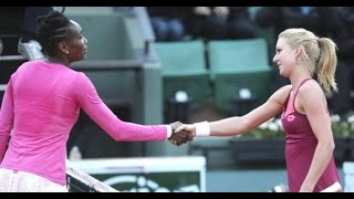 Urszula Radwanska vs Venus Williams Roland Garros 2013 Highlights