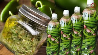 How to pickle green pepper.  5 long-term storage methods!