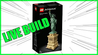 Lego Statue of Liberty 21042 - Live Build