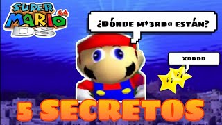 5 SECRETOS en el MUNDO ABANDONADO 🤯 - SUPER MARIO 64 DS