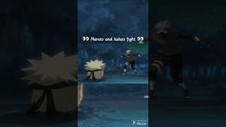 Naruto and Kakashi fight 😅 #shorts #viral #anime