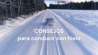 Cómo conducir con hielo