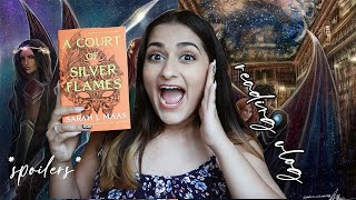 i finally read A COURT OF SILVER FLAMES by Sarah J. Maas and here are my thoughts \\ *spoiler vlog*