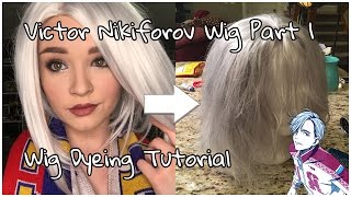 Wig Dyeing Tutorial | Victor Nikiforov Wig Part 1