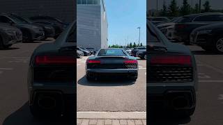 2023 audi r8 spotted 🔥 🔥 nice exhaust sound 👌