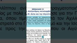 κεφάλαιο 31 ο Μ Αλέξανδρος καταλαμβάνει τ Μ Ασία και την Αίγυπτο