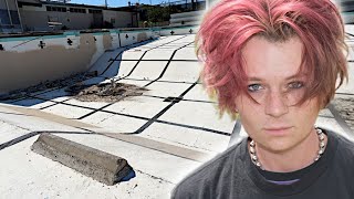 Skating an abandoned pool