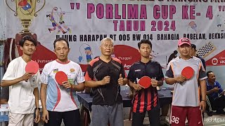 PINGPONG || PORLIMA CUP Ke- 4 || Loleng + Alvin vs Dion + Dimas