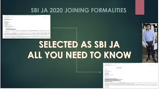 SBI CLERK DOCOUMENT VARIFICATION, LPT, JOINING DATE (SELECTED AS SBI JA 2020 - ALL YOU NEED TO KNOW)