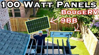 BougeRV 100 watt Solar Panels: 5 Day Test : Are they worth it???