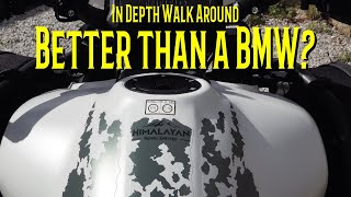 Royal Enfield Himalayan 450 in depth build quality check and walk around!