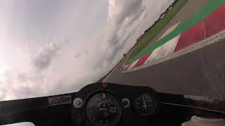 Donington Park CRMC on board Ant Hart's Yamaha TZ350