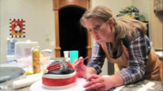 How to make a sombrero hat cake - FONDANT decorating