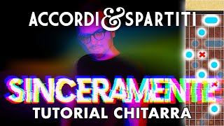 SINCERAMENTE Tutorial Chitarra - Annalisa