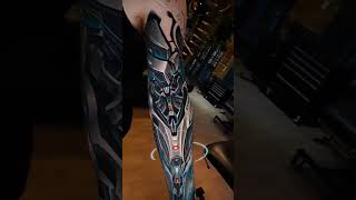 BIOMECHANICAL TATTOO #tattoo #tatuagem #tattooideas #trending #tattooartist #biomechanicaltattoo